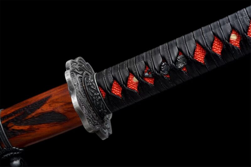 Katana Du Mort-vivant Rouge Sekiro : Les Ombres Meurent Deux Fois Épée De Samouraï Japonais Katana Véritable Épée Faite Main Acier à Haute Teneur En Manganèse