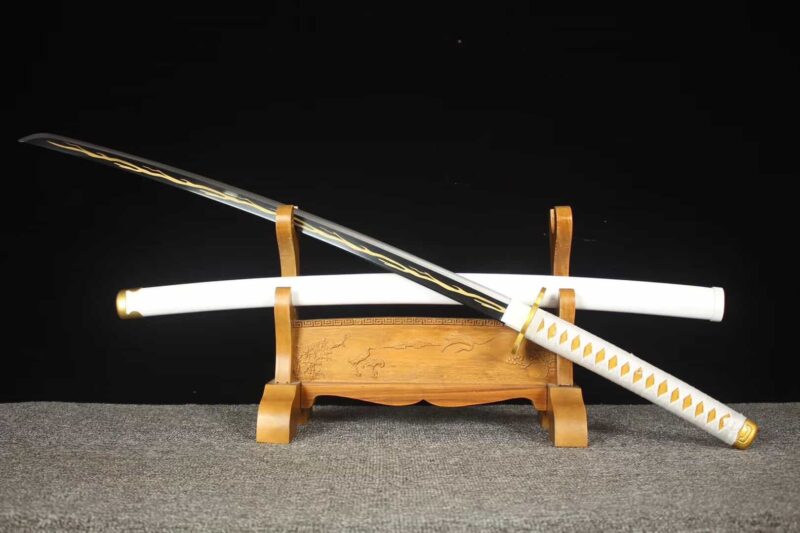 Sabre De Samouraï Tueur De Démons Agatsuma Zenitsu Katana Le Diable Tue Acier Au Manganèse Sabre Longquan