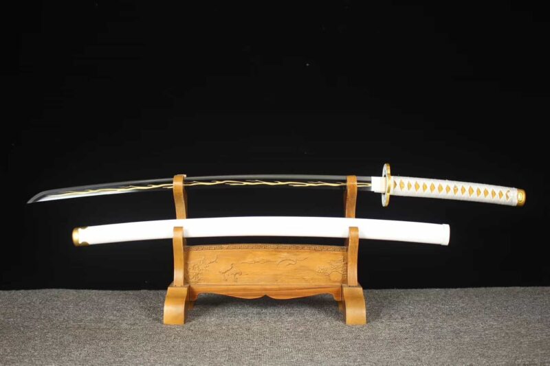 Sabre De Samouraï Tueur De Démons Agatsuma Zenitsu Katana Le Diable Tue Acier Au Manganèse Sabre Longquan