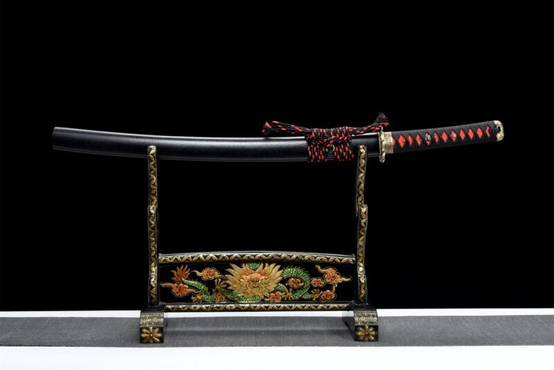 Wakizashi Maizuru (acier Damas)