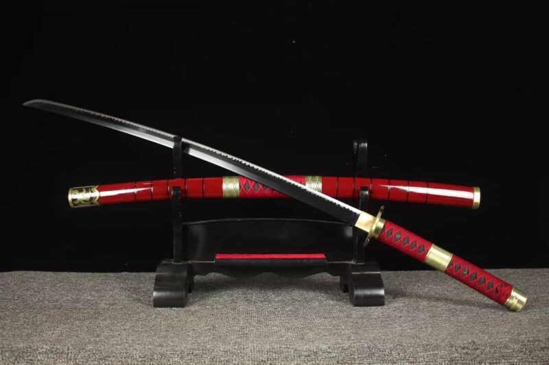 Sandai Kitetsu Version Anime Katana Sabre De Samouraï Janpanais Acier à Haute Teneur En Carbone Sabre Longquan